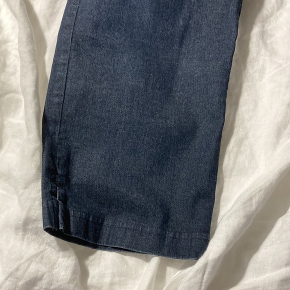 Petit Medium Eileen Fisher denim capris in like-new condition. - Picture 2 of 4